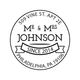 Mr and Mrs Round Address Labels Image 3 of 3